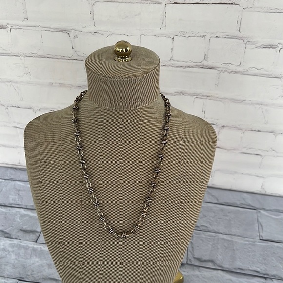 Premier Designs silver toned link chain necklace - Picture 1 of 5